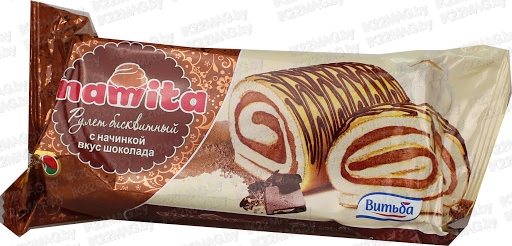 Бисквитный рулет "Mamita" с шоколадно-ореховой нач. 150 г