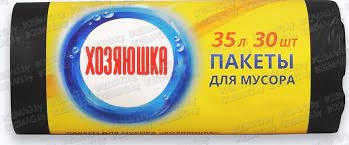 Пакеты для мусора "Хозяюшка" 35 л 30шт