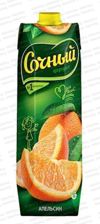 Нектар апельсиновый "Сочный фрукт" 1л