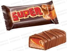 Конфеты "SUPER" глазир. с нугой и мягкой карамелью 1 кг