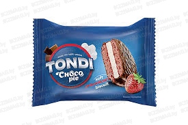 Печенье Tondi Choco Pie клубничное 180 г