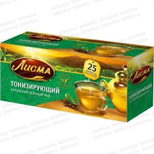 Чай "Лисма" зеленый байховый китайский тонизир. 25 пак.