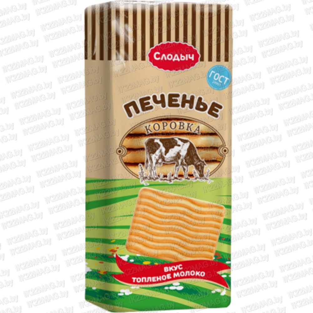 Печенье "Коровка" вкус шоколада 380 г Слодыч