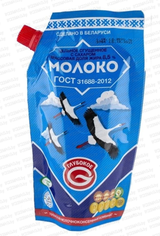 Молоко сгущен. с/с цельн. дой-пак 8,5 % 280 г