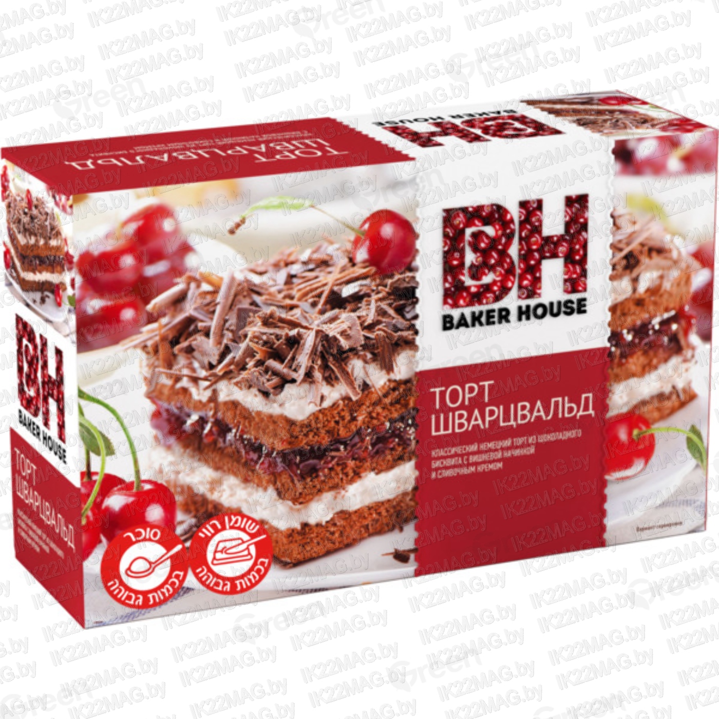 Торт бисквитный "Baker House" шварцвальд 350 г