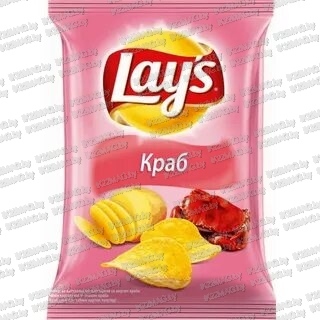 Чипсы "ЛЕЙЗ" со вкусом краба 140 г