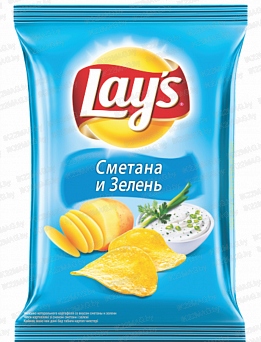 Чипсы "ЛЕЙЗ" со вкусом сметаны и лука 140 г