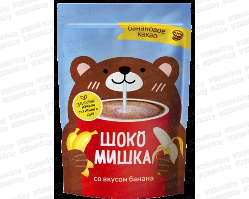 Напиток сухой "ШокоМишка" раств. со вкусом клубники со сливками  250 г