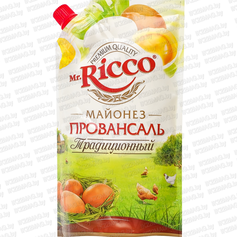 Майонез Mr.Ricco "Провансаль" Традиционный 50% 340 г п/пак